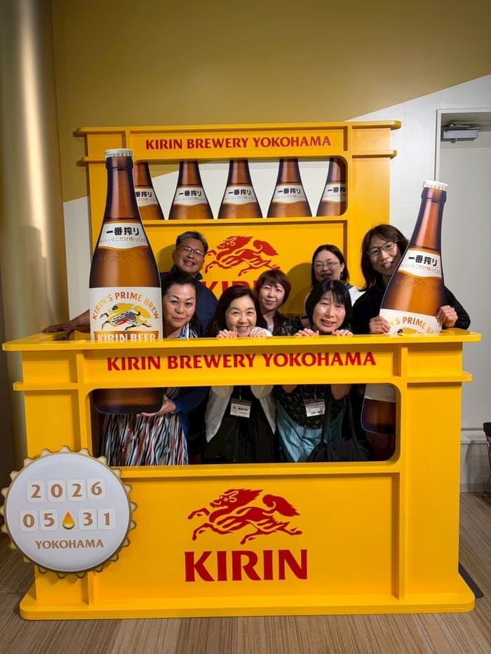 ビール工場での写真